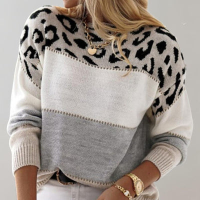 Cheyenne - Felpa Casual con Stampa Leopardo