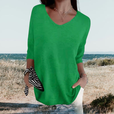 Sofia™ | Stilfuld V-Hals Casual Top