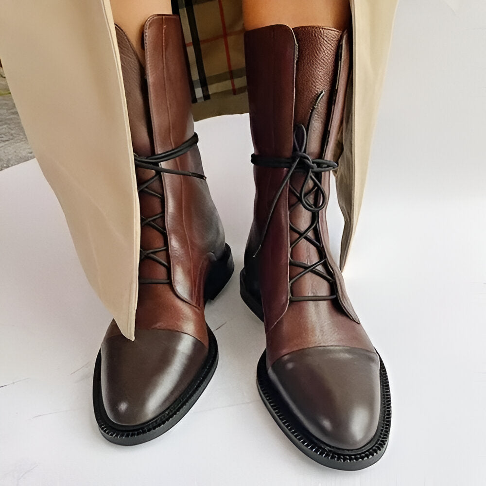 Isabella™ - Eleganti Stivali in Pelle con Tacco
