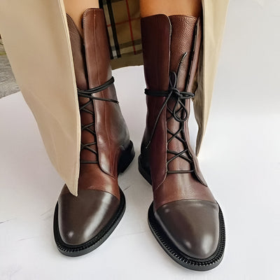 Isabella™ - Eleganti Stivali in Pelle con Tacco