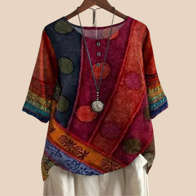 Sofia™ | Boho Afslappet Bluse