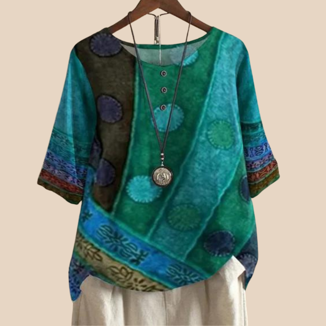 Sofia™ | Boho Afslappet Bluse