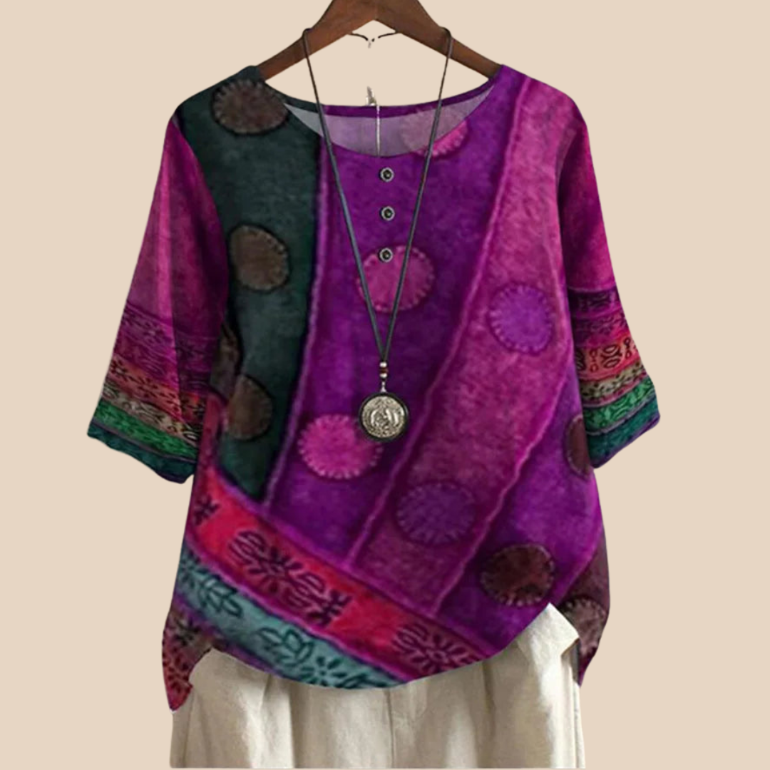 Sofia™ | Boho Afslappet Bluse