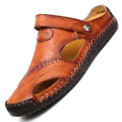 Chris™ | Sandali in pelle ortopedici