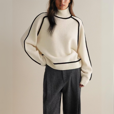 Claire - Maglione Elegante con Collo Alto