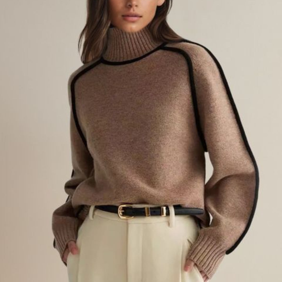 Claire - Maglione Elegante con Collo Alto