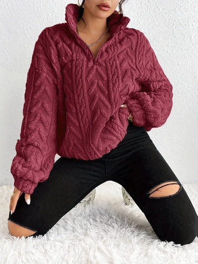 Aila - Morbido Maglione con Zip