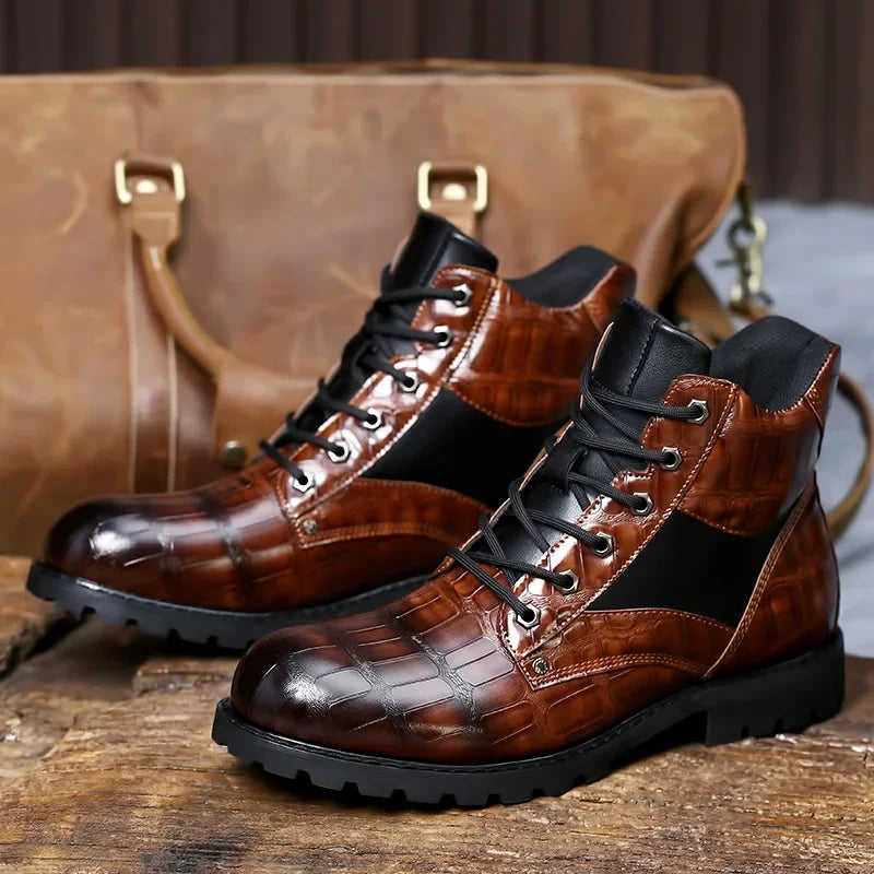 Rendell™ | Stivali in pelle di coccodrillo