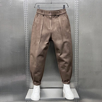 Mathieu - Pantaloni eleganti in tessuto mélange