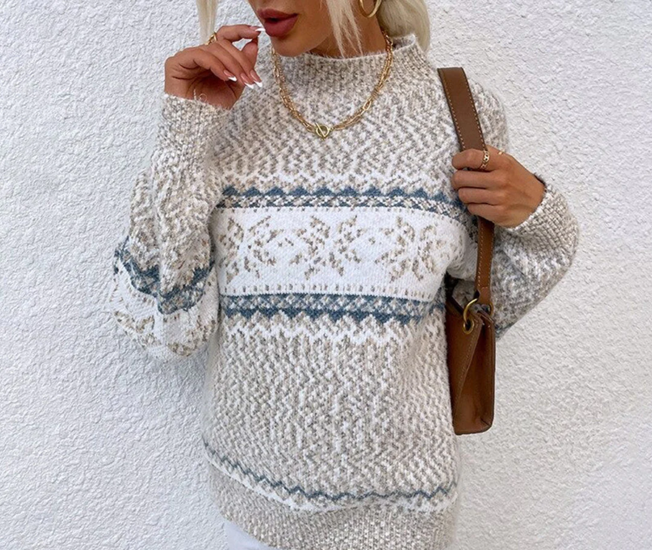 Bella - Turtleneck Blød Sweater