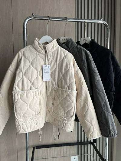 Roz - Lomme-Detalje Hverdagjakke