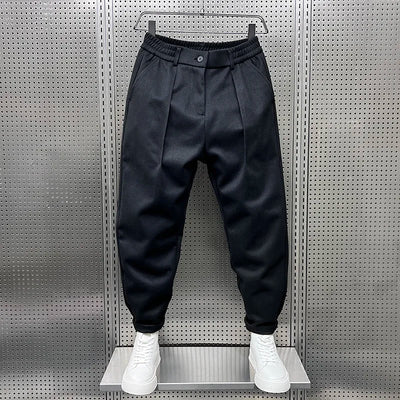 Mathieu - Pantaloni eleganti in tessuto mélange