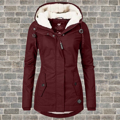 Jenna - Giacca Hoodie Sherpa Accogliente