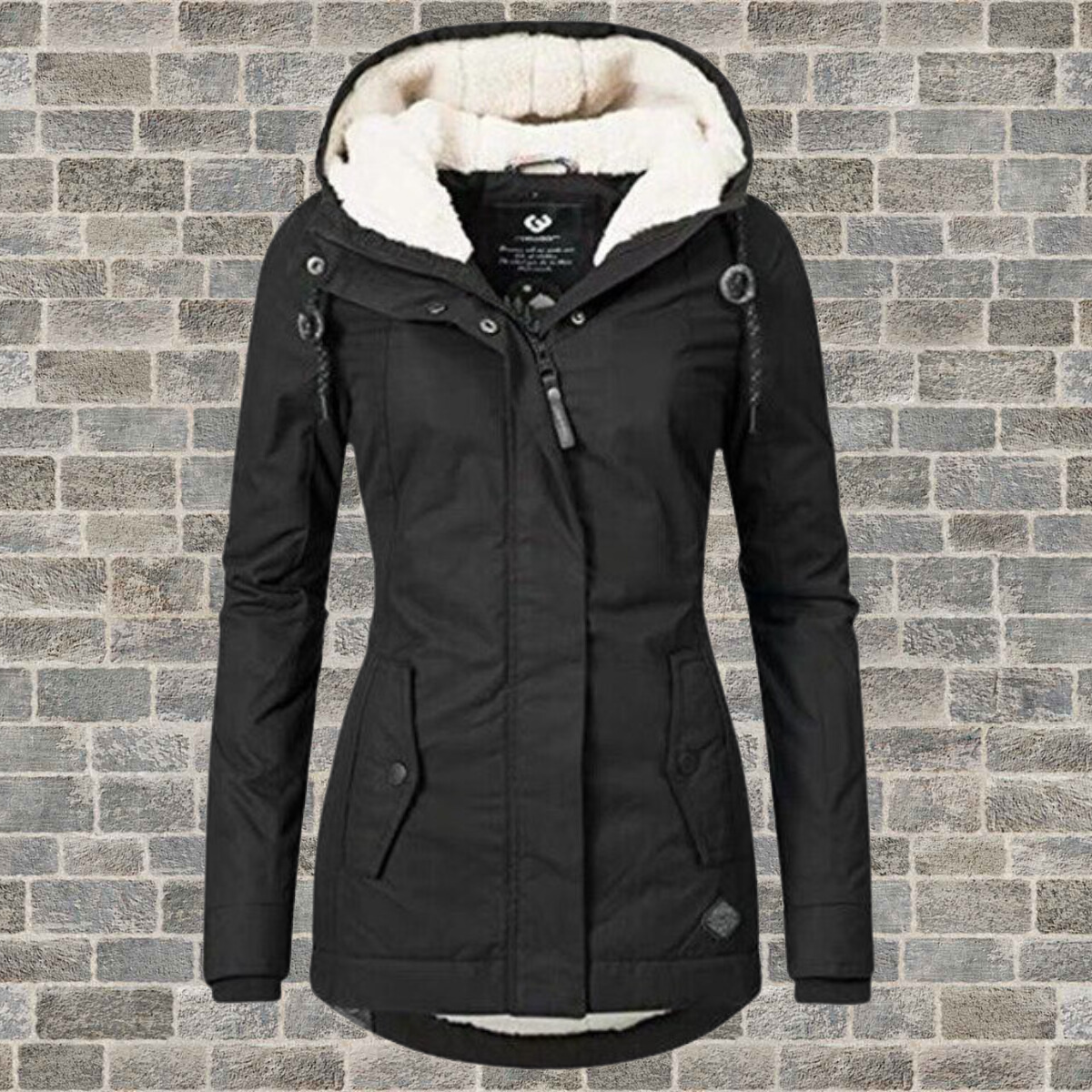 Jenna - Giacca Hoodie Sherpa Accogliente
