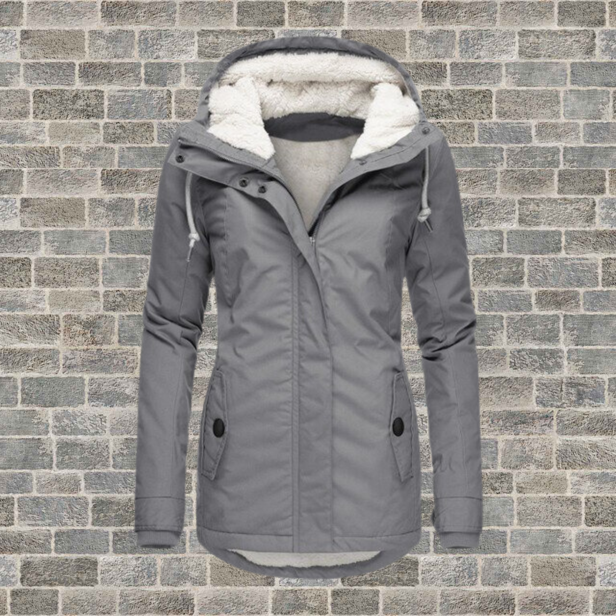 Jenna - Giacca Hoodie Sherpa Accogliente