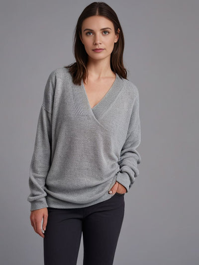 Monika - V-Hals Pullover