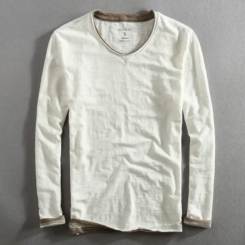 Lenoir™ | Camicia a maniche lunghe in cotone