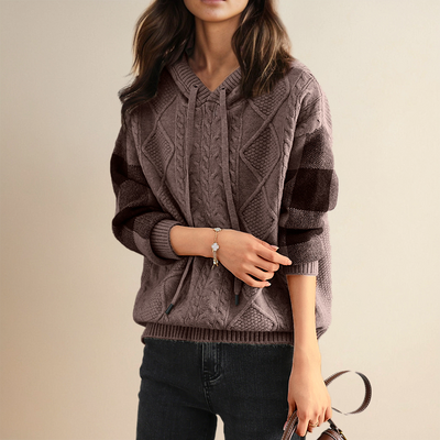 Leonie | Jacquard Hættetrøje