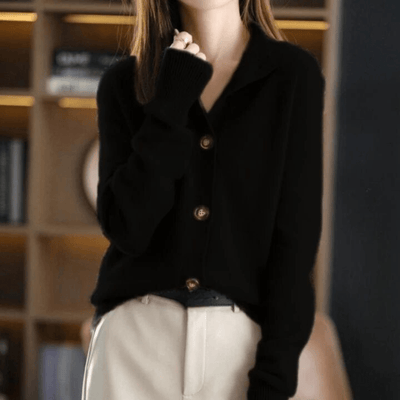 Anny - Cardigan Lussuoso in Maglia