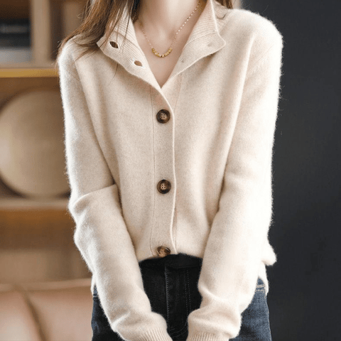 Anny - Cardigan Lussuoso in Maglia