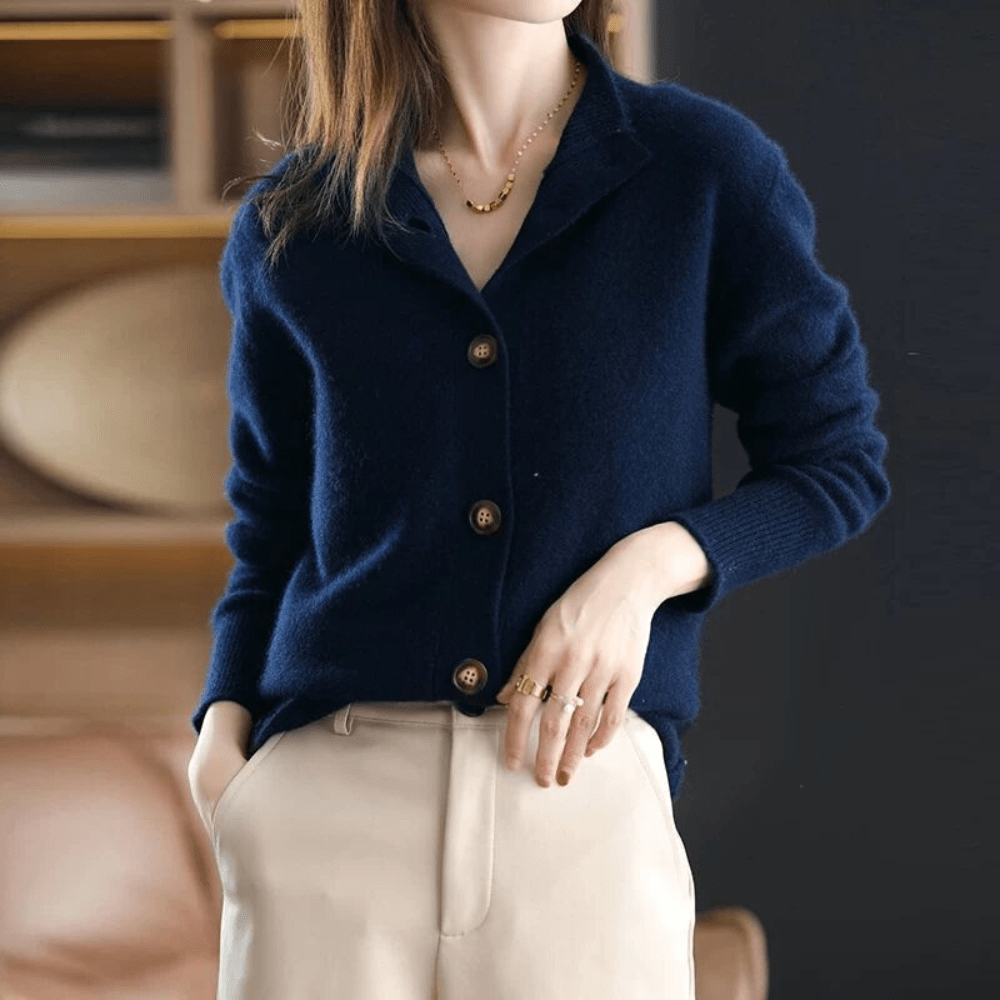 Anny - Cardigan Lussuoso in Maglia