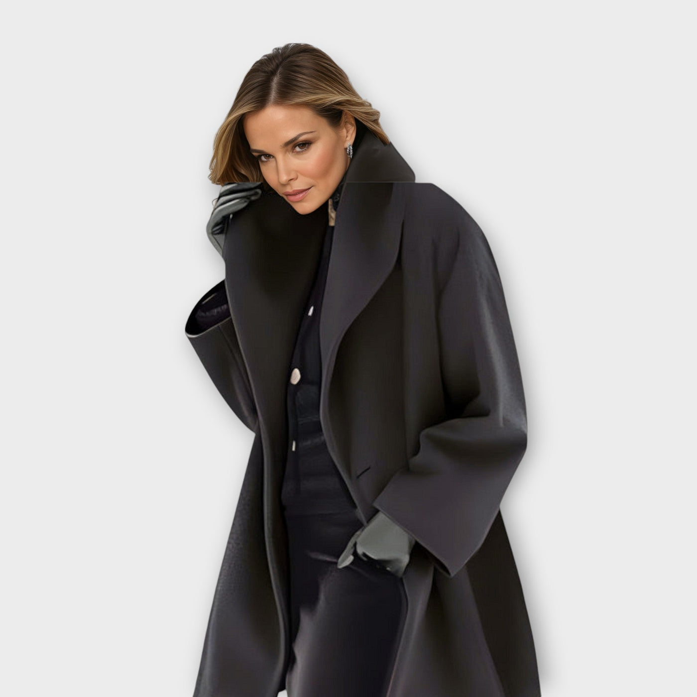 Emma - Cappotto in Lana Premium Antivento