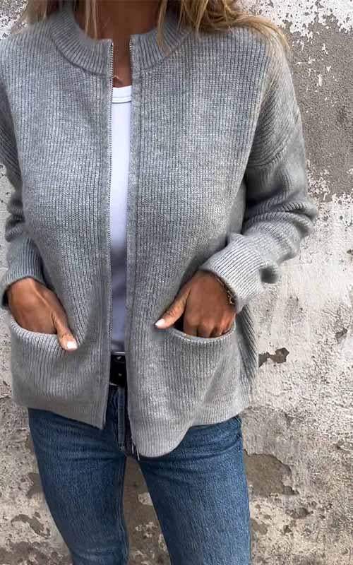 Marcia™ - Maglione Zip-Up Confortevole