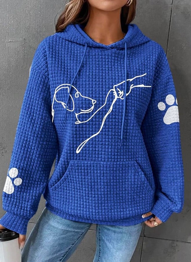 Betsy - Poteaftryk Vaffel Hoodie