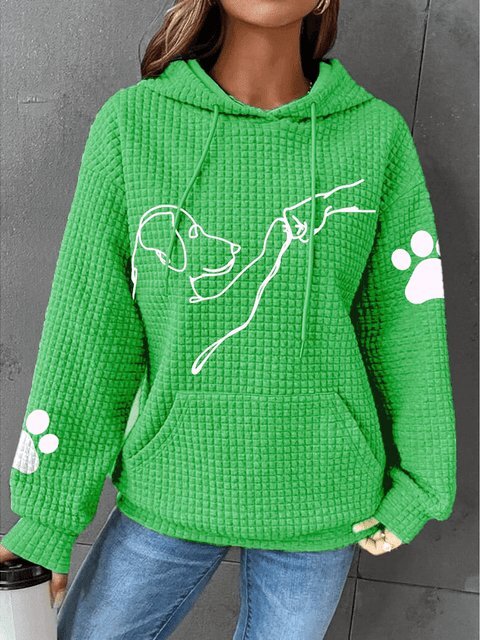 Betsy - Poteaftryk Vaffel Hoodie
