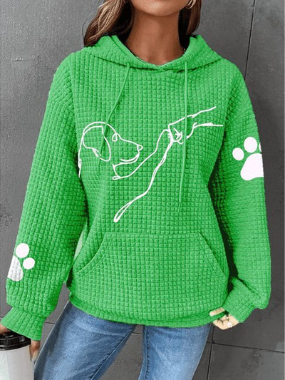 Betsy - Poteaftryk Vaffel Hoodie