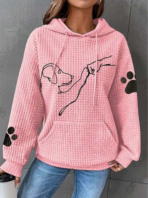 Betsy - Poteaftryk Vaffel Hoodie