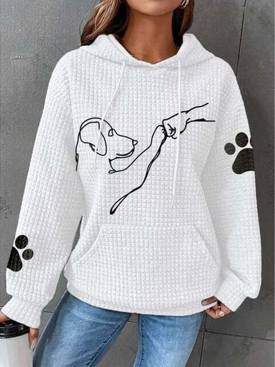 Betsy - Poteaftryk Vaffel Hoodie