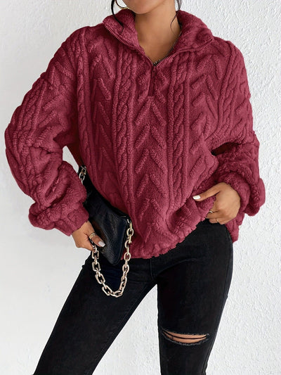 Aila - Morbido Maglione con Zip