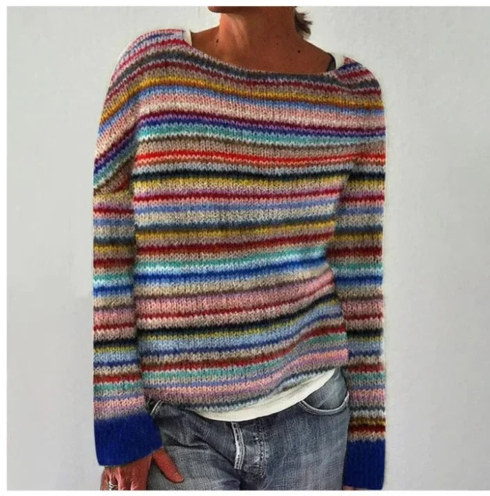 Brigitte | Printet Chic Sweater